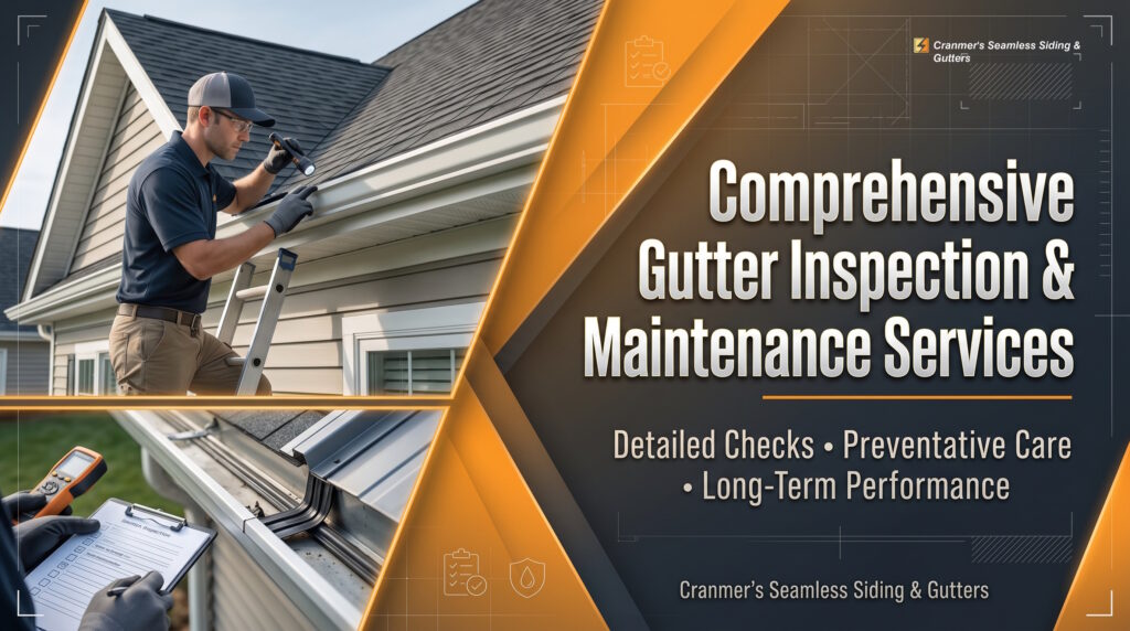 Gutter Inspection Services | Cranmer's Seamless Siding