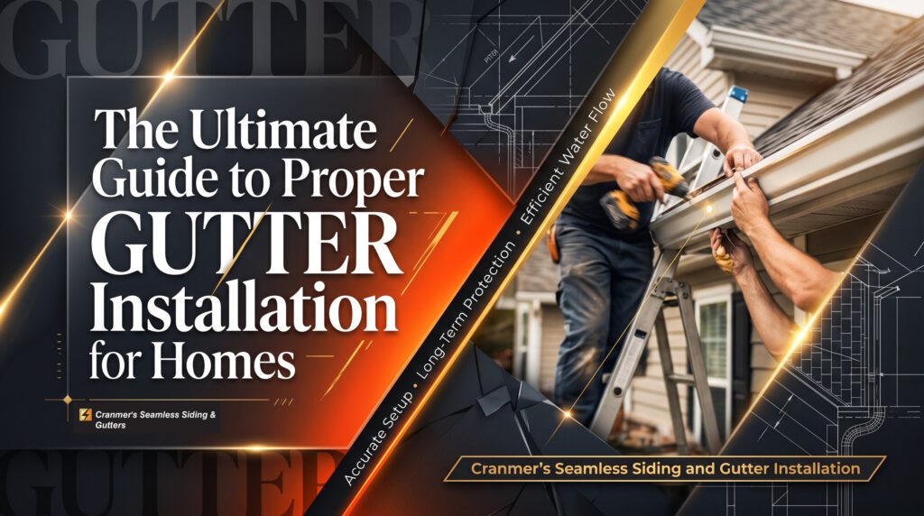 proper gutter installation