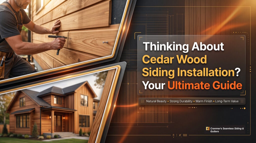 cedar wood siding installation