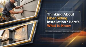 fiber siding installation
