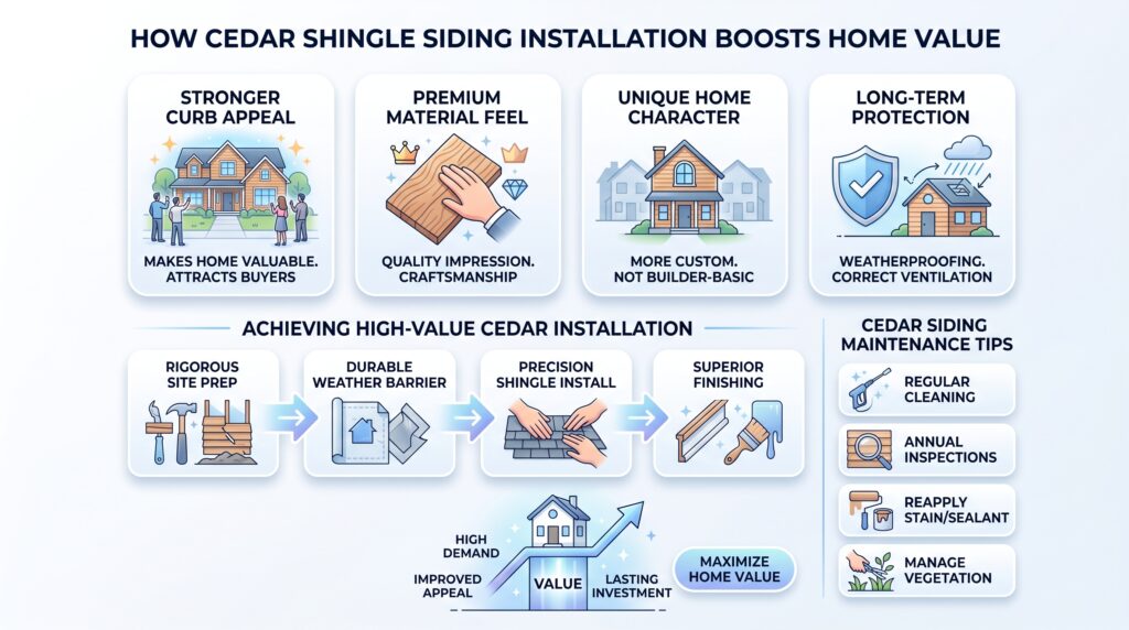 cedar shingle siding installation