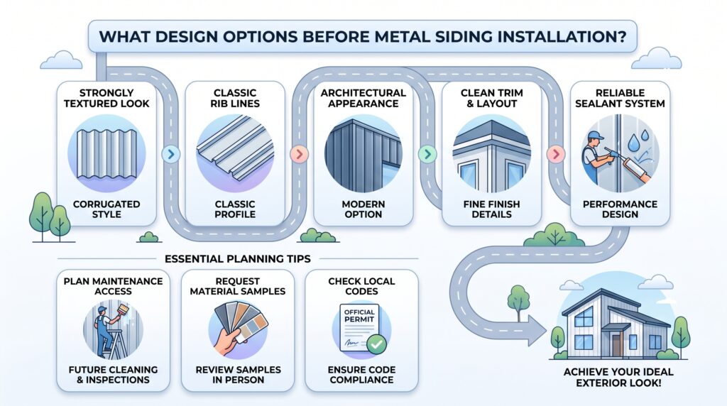 installing metal siding