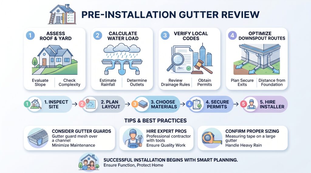 gutter installation