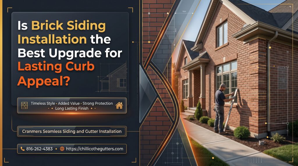 brick siding installation