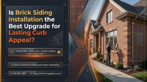 brick siding installation