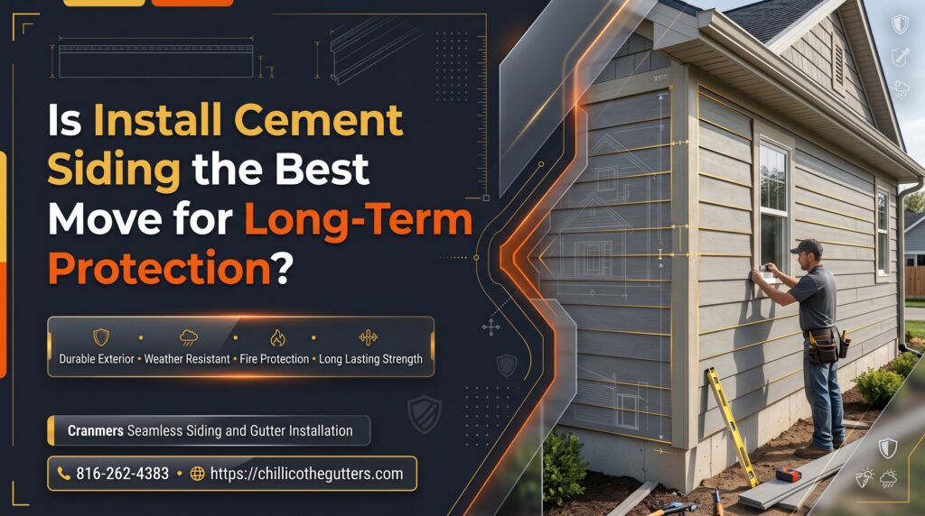 install cement siding