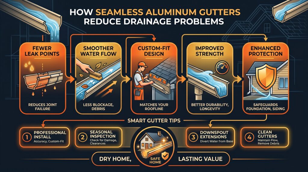 weather-resistant gutters