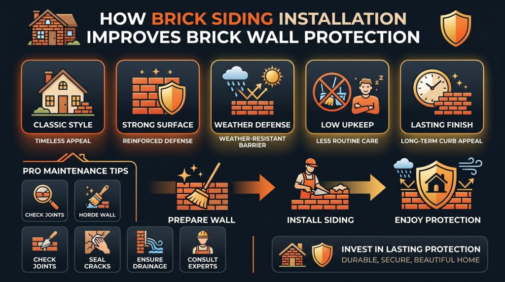 brick wall protection