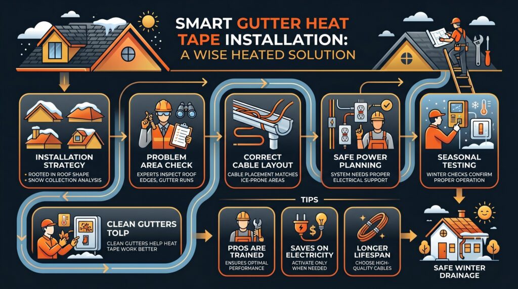 heat tape for gutters