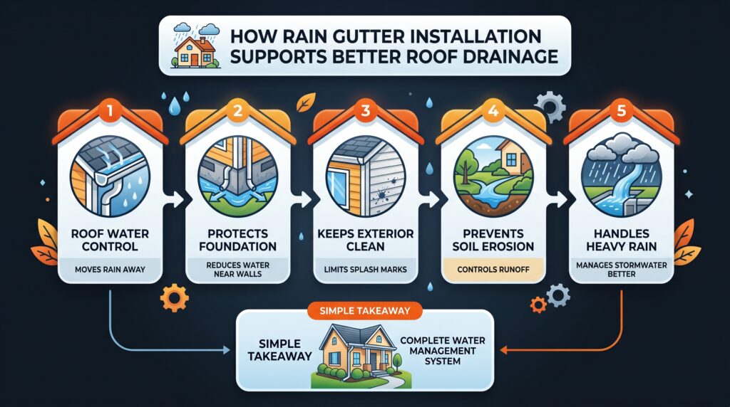 exterior drainage solution