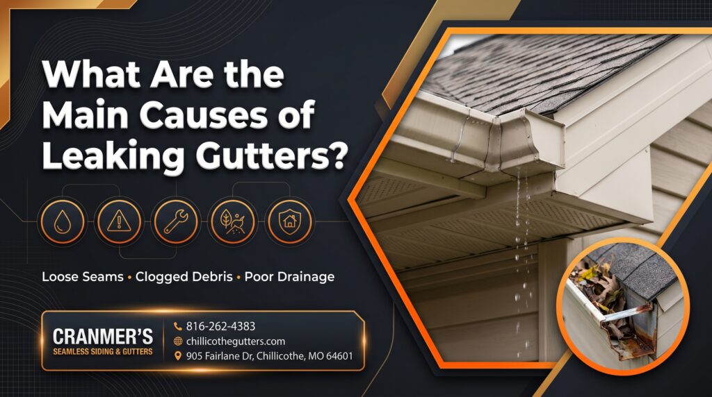 causes of leaking gutters