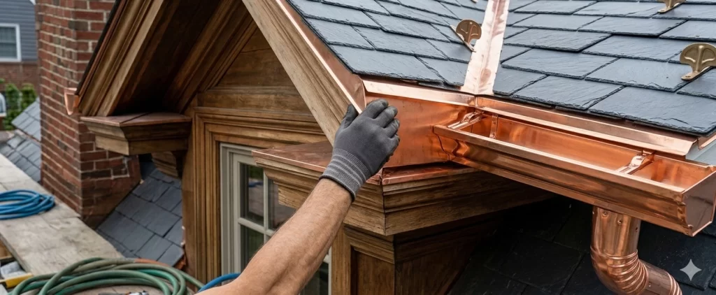 Copper Gutter Systems,Gutter Installation for Macon