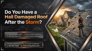 Do You Have a Hail Damaged Roof After the Storm