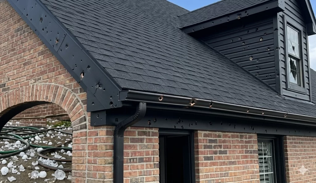Hail Damage Restoration,Gutter Installation near Carrollton