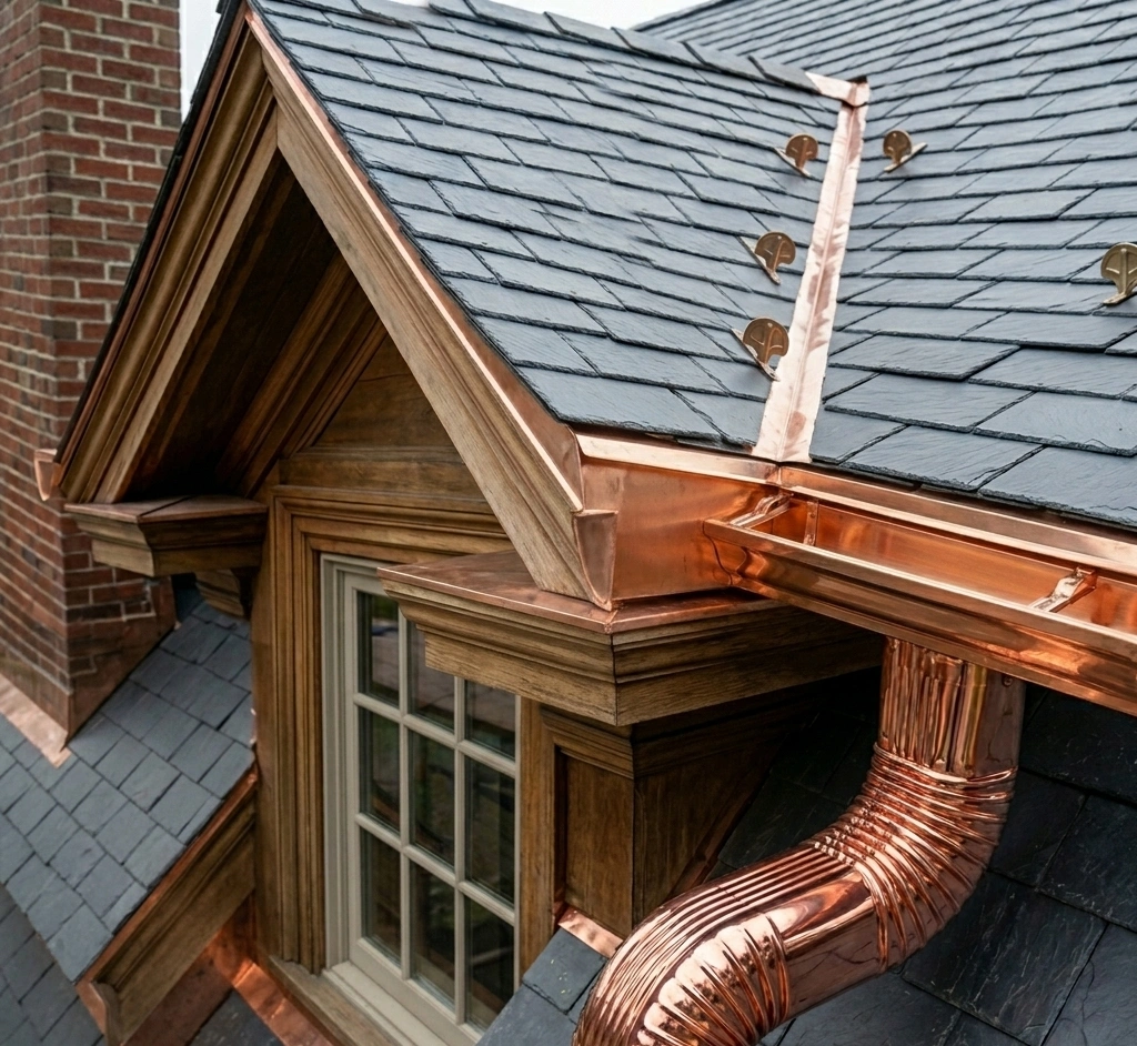 Copper Gutter Systems,Gutter Installation in MIlan, gutter installation in Marceline MO