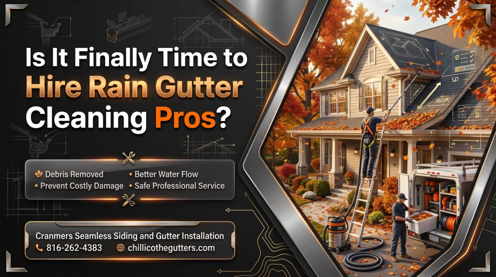 Is It Finally Time to Hire Rain Gutter Cleaning Pros