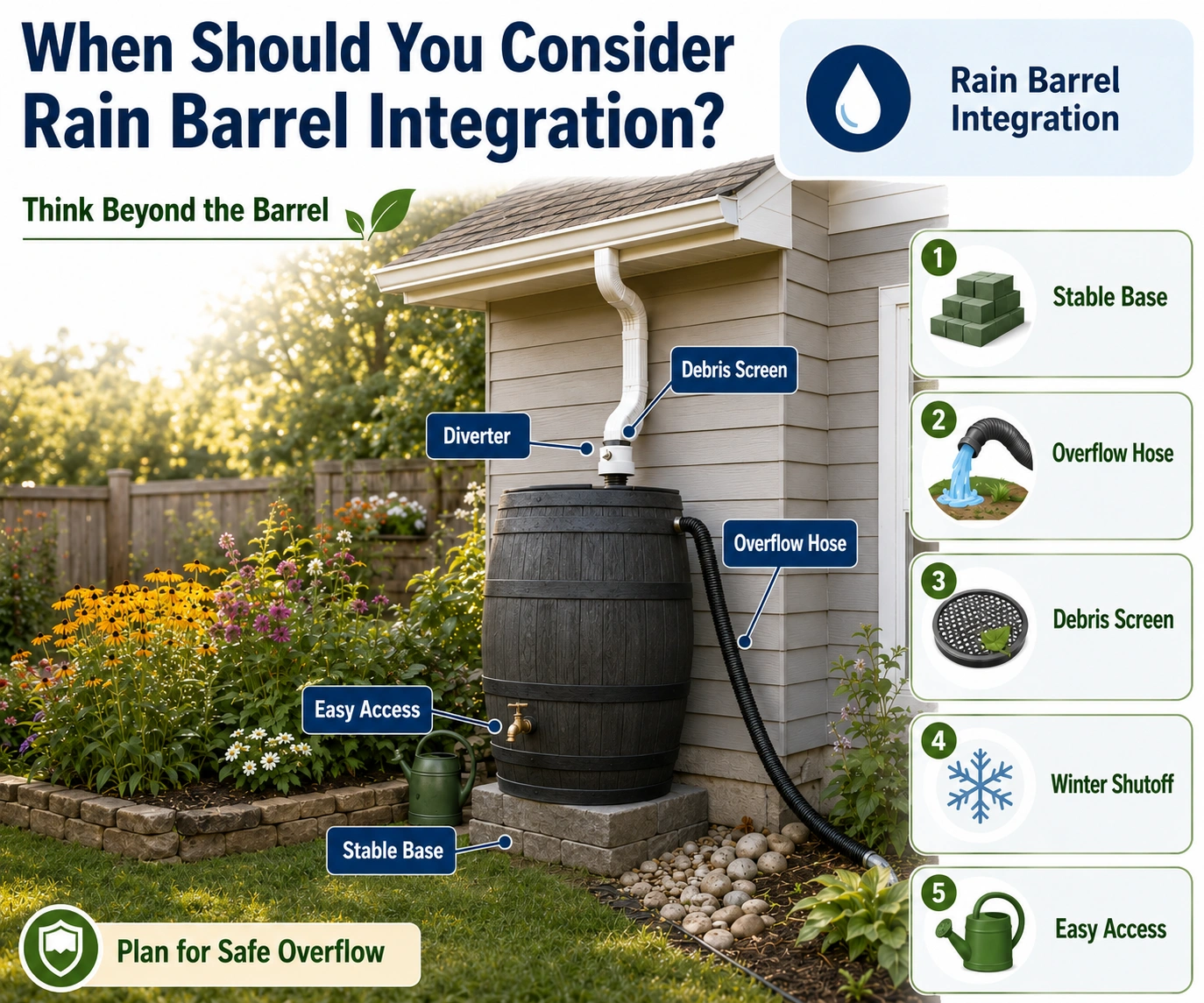Rain Barrel Integration