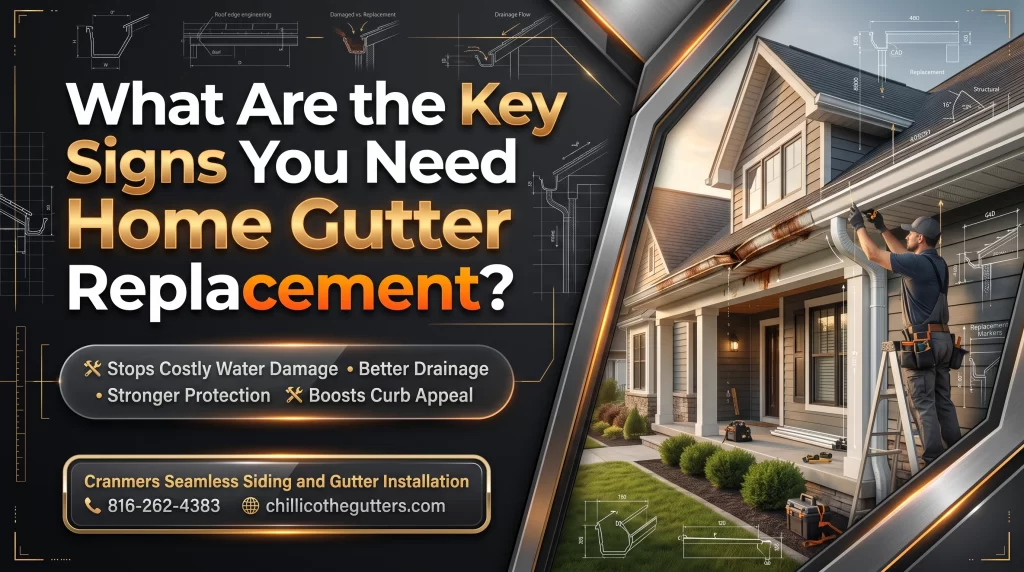 What Are the Key Signs You Need Home Gutter Replacement