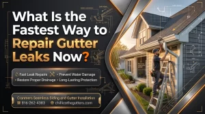 What Is the Fastest Way to Repair Gutter Leaks Now