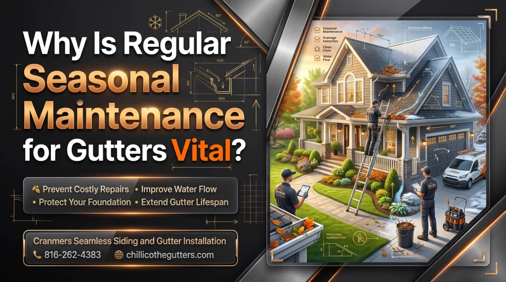 Why Is Regular Seasonal Maintenance for Gutters Vital