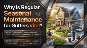 Why Is Regular Seasonal Maintenance for Gutters Vital