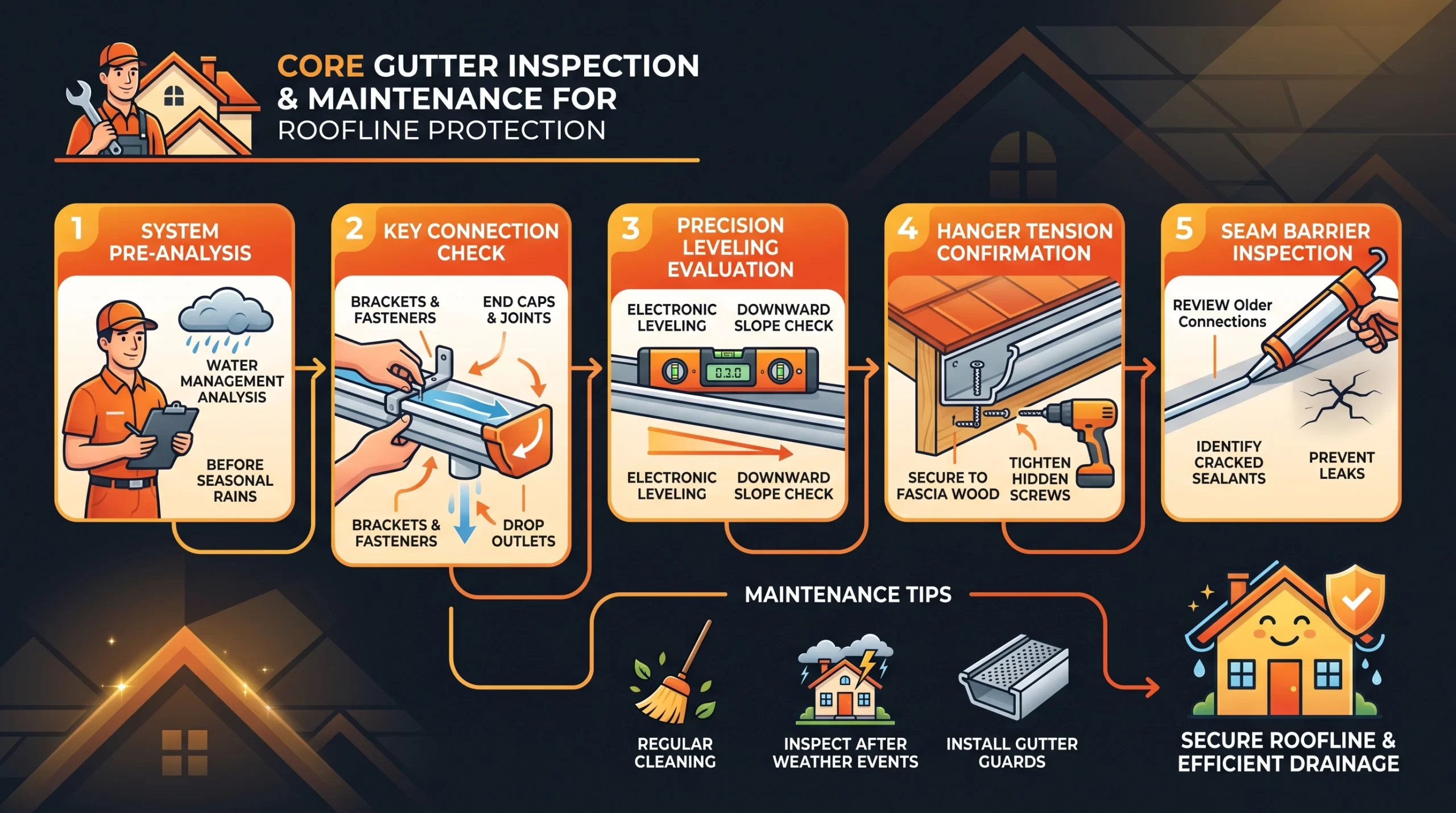 gutter inspection and maintenance