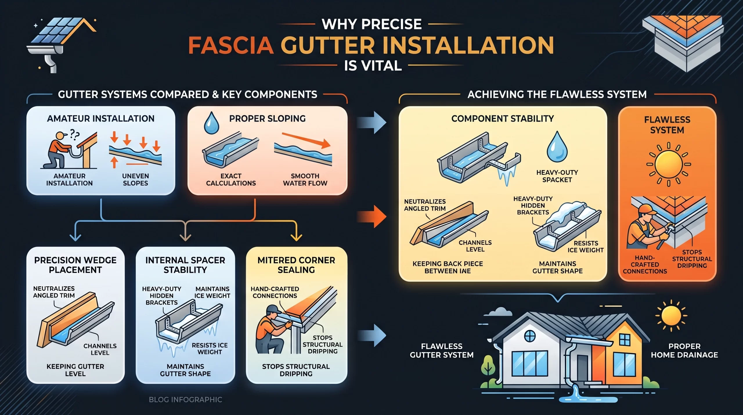 precise fascia gutter installation