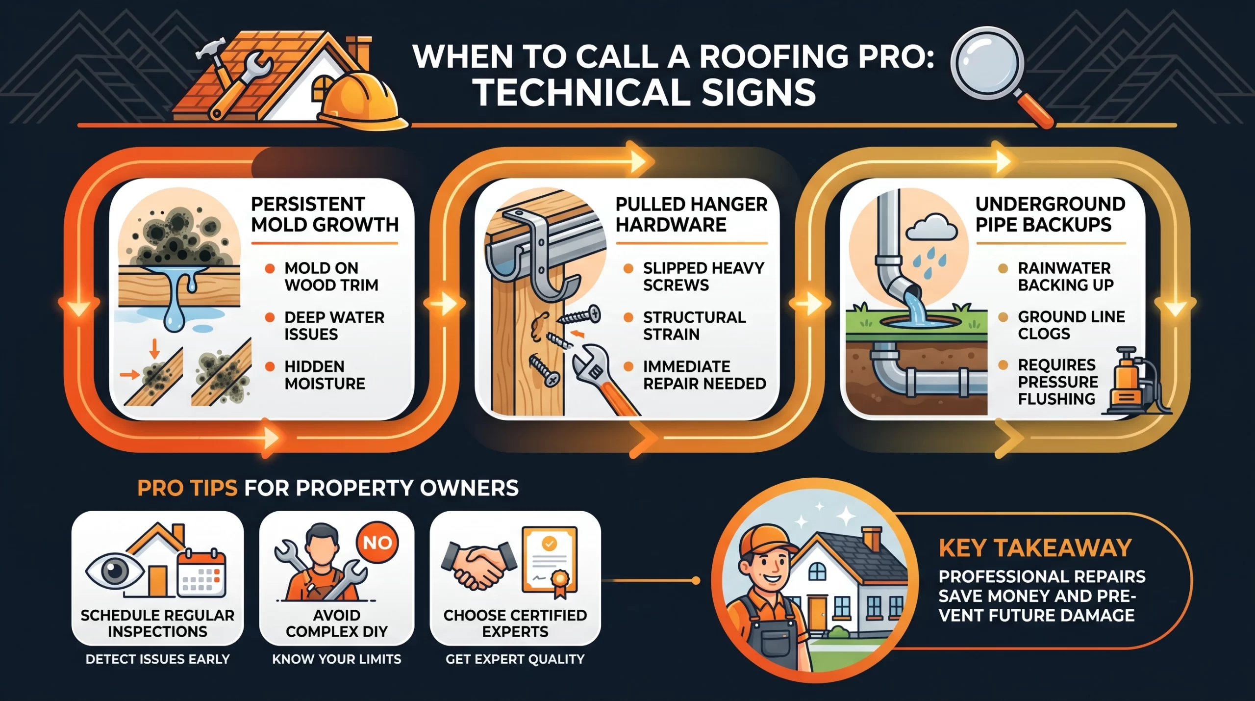 roofing pro technical signs